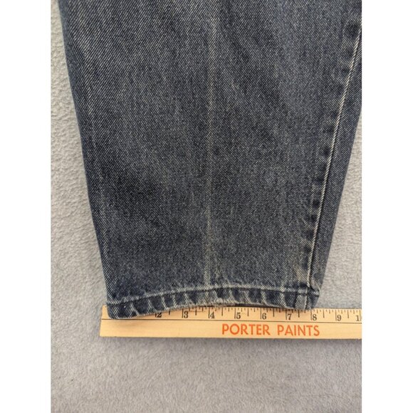 Vintage H.I.S Jeans Mens 42x34 Blue Gray Distressed Stonewash 90s Made USA Y2K - Picture 8 of 15